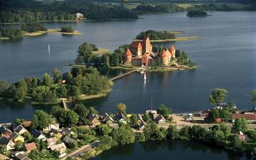 Фото номера Апартаменты с 2 спальнями Апартаменты Trakai Old town Apartment г. Тракай 76