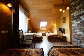 Фото номера Вилла с 3 спальнями Гостевой дом R&amp;R Spa Villa Trakai г. Тракай 11